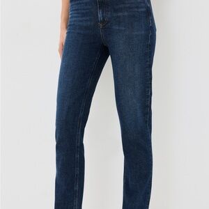 Agolde High Rise Stovepipe Jeans in Contest